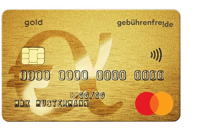 Gebührenfrei Mastercard Gold Kreditkarte